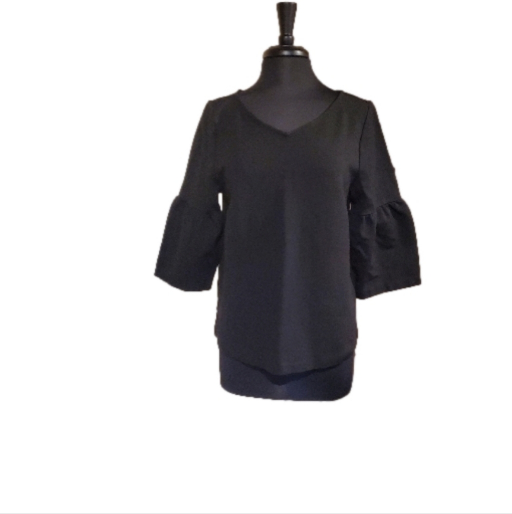 Ann Taylor Stunning Black Top Size XL
